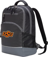 Northwest NCAA Alliance Backpack, Classic Black & Grey with Team Logo 19" x 7" x 12" (Oklahoma State Cowboys)