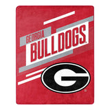 Northwest Oversized Silk Touch Fleece Collegiate Throw Bllanket 55" x 70" (Georgia Bulldogs)