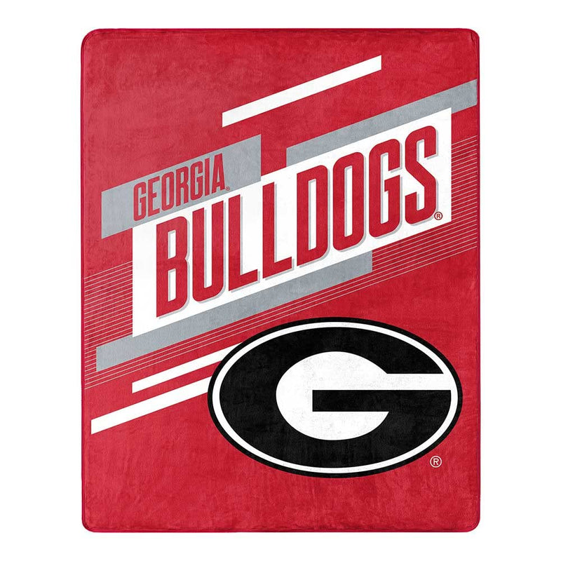 Northwest Oversized Silk Touch Fleece Collegiate Throw Bllanket 55" x 70" (Georgia Bulldogs)