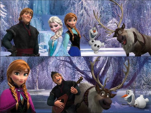 Disney Frozen 5 Wood Puzzles in Wooden Storage Box (Styles Will Vary)