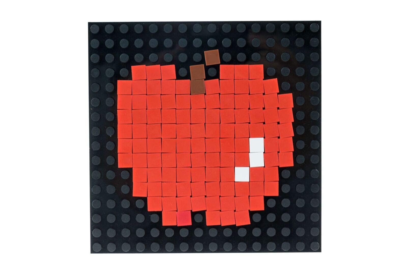 Strictly Briks Pac-Man & BANDAI NAMCO Entertainment Inc | Pac-Man 4-Pack Fruit Pixel Brick Building Set - 309 Pieces