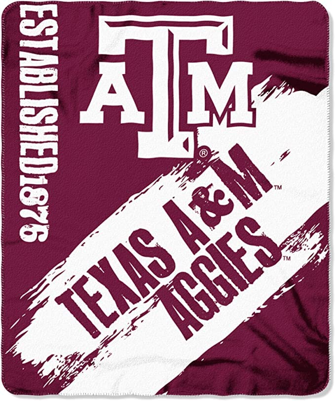 Boelter Brands NCAA Warm & Cozy College Bundle includes Coffee Mug and Fleece Blanket (Texas A&M Aggies)