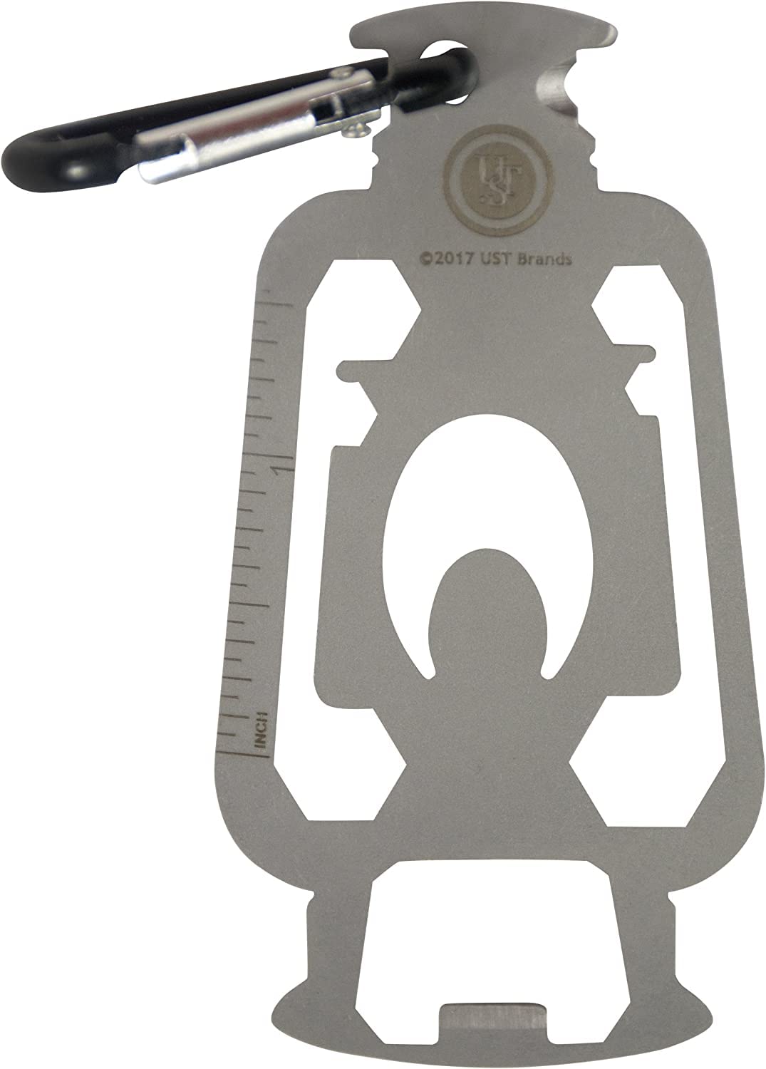 ust Tool-a-Long Carabiner Clip Multi-Tool Bundle Featuring a Themed Collection of Compact Stainless Steel Tools! (Camping 101)