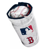 The Northwest Company Licensed MLB Easy Roll Up Comfort Microfiber Beach Towel with Built in Pillow (Boston Red Sox)