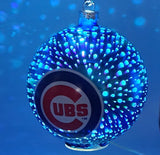 MLB Chicago Cubs Stargazing Light Up Ornament Set (Set of 2)