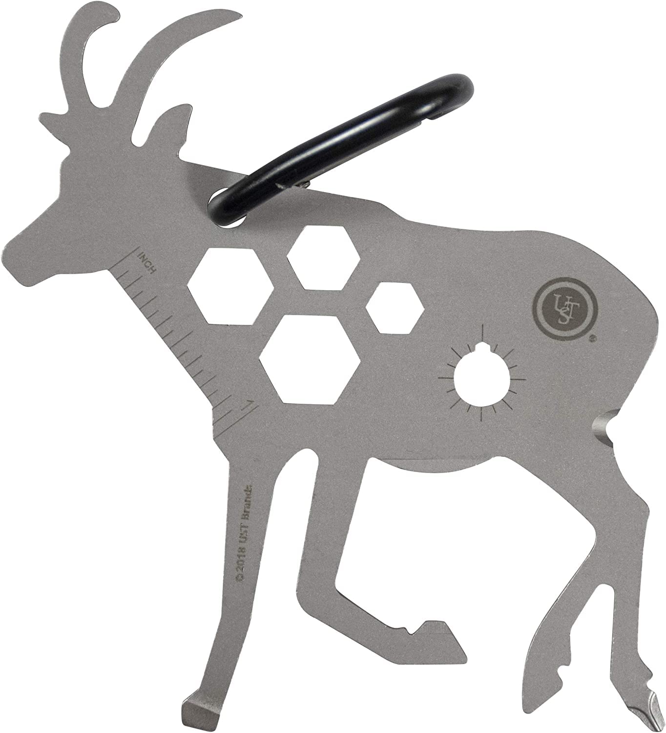 ust Tool-a-Long Carabiner Clip Multi-Tool Bundle Featuring a Themed Collection of Compact Stainless Steel Tools! (Home on The Range)