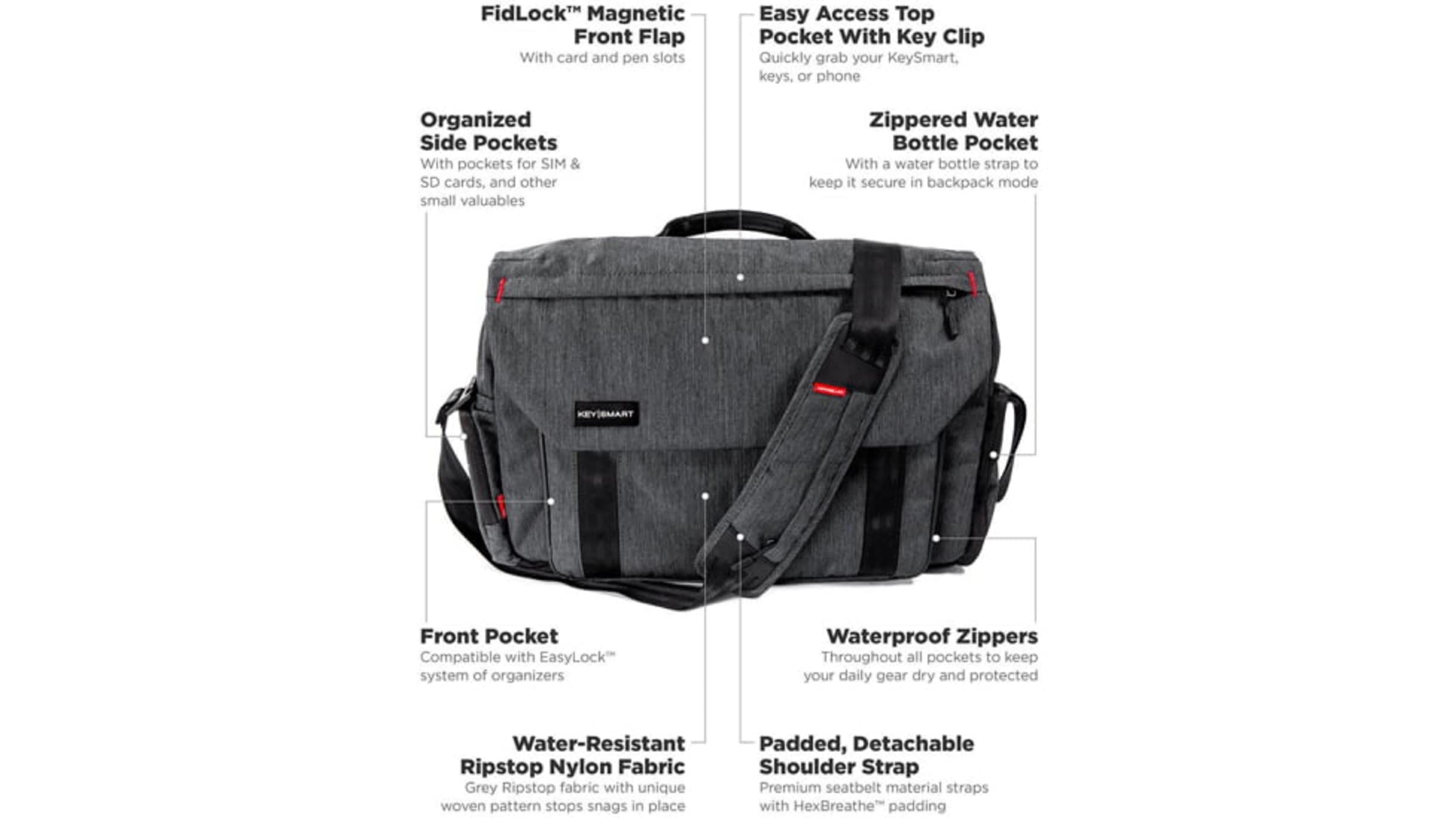 Urban Union Hybrid Messenger Bag