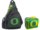 Northwest Overnight Travel Combo includes Licensed NCAA Shoulder Backpack and Insulated Lunch/Toiletry Bag (Oregon Ducks)