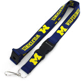 Aminco NCAA Michigan Wolverines Team Lanyard,Yellow