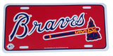 Rico Industries,MLB Auto Vehicle Truck Car License Plate Tag Cover(Atlanta Braves)