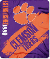 Boelter Brands NCAA Warm & Cozy College Bundle includes Coffee Mug and Fleece Blanket (Clemson Tigers)