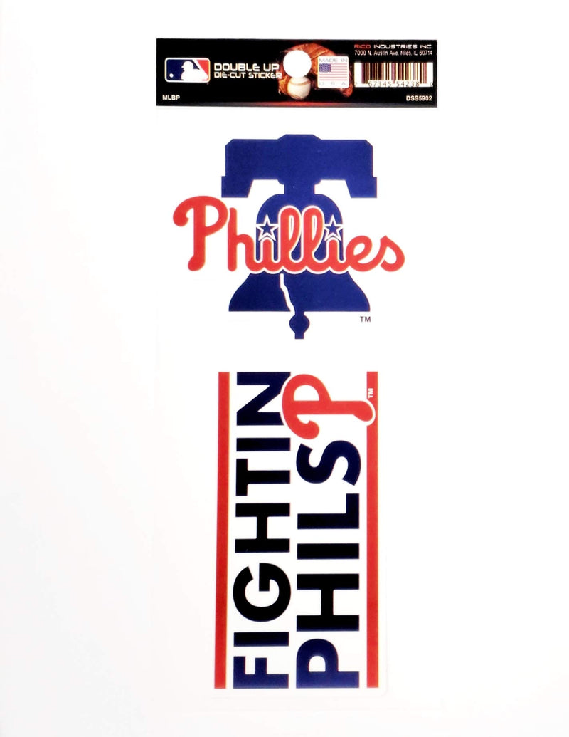 Rico Industries Phillies Double Up Die Cut Sticker