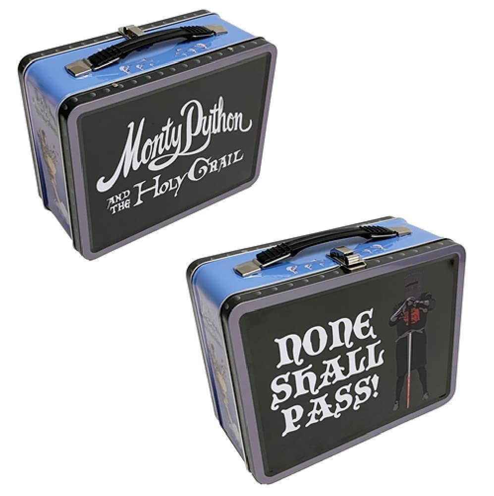 Factory Entertainment Monty Python and The Holy Grail "None Shall Pass" Black Knight Tin Tote