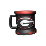 Boelter Brands NCAA Georgia Bulldogs Sculpted Mini Mug, Size 2.5, Black