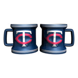 Boelter Brands MLB Minnesota Twins Sculpted Mini Mug (2-Pack)