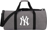 Travel and Warmth MLB Fan Bundle includes Foldable Compact Duffel Bag and Light Fleece Blanket For Easy Portability and Storage (New York Yankees)