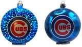 MLB Chicago Cubs Stargazing Light Up Ornament Set (Set of 2)