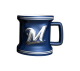 Boelter Brands MLB Milwaukee Brewers Sculpted Mini Mug (2-Pack)