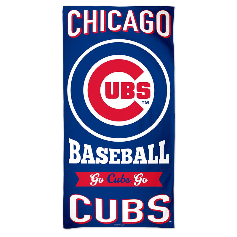 WinCraft Chicago Cubs 30 x 60 Beach Towel 100% Cotton