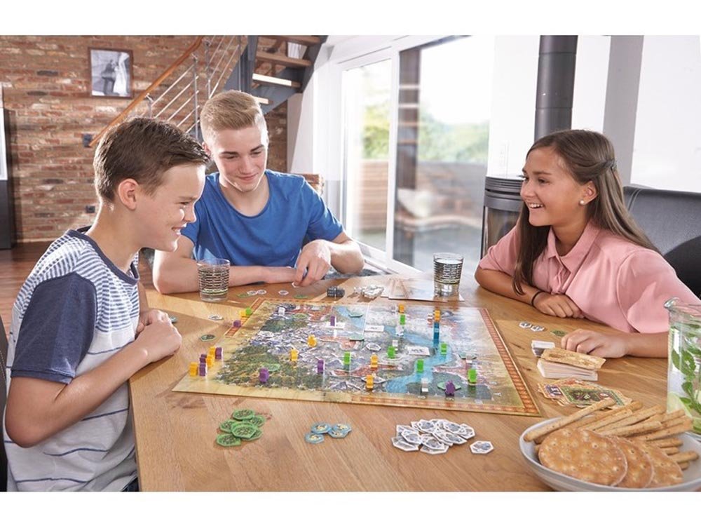 HABA Adventure Land - an Exciting Strategy Board Game for Ages 10 and Up (Made in Germany)