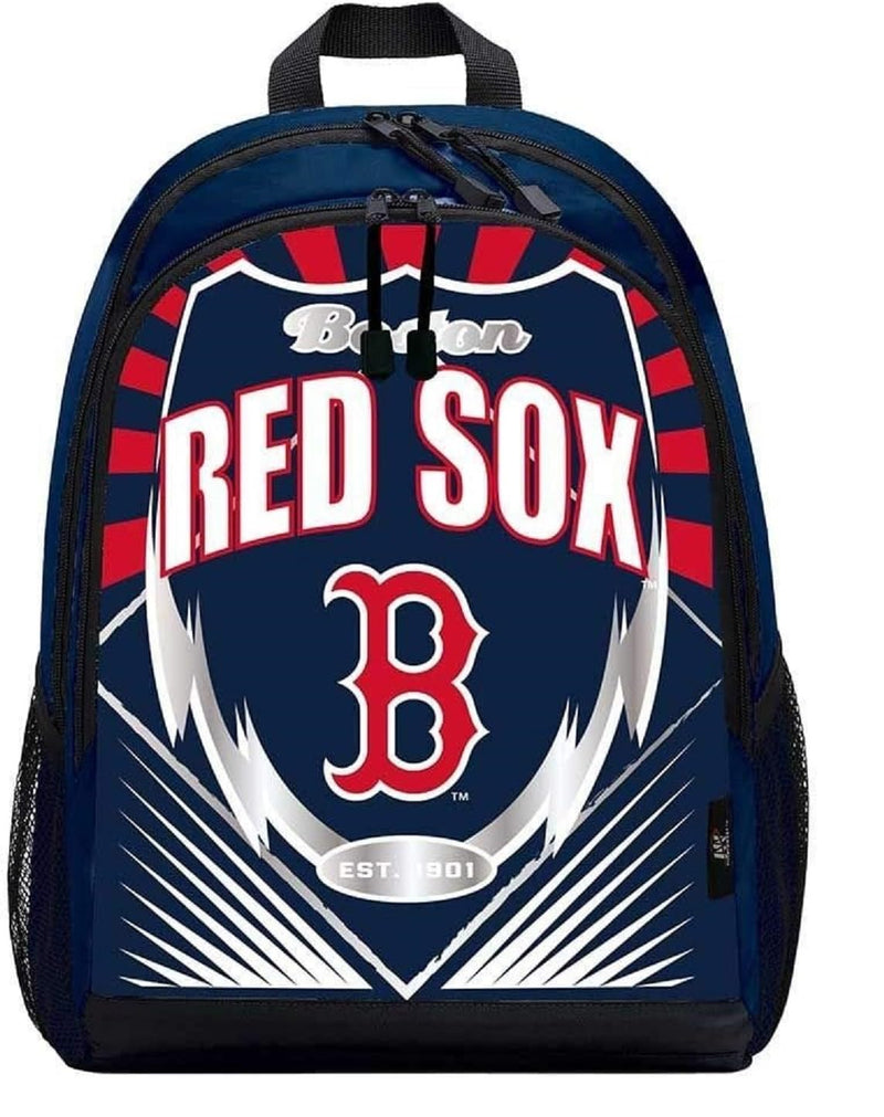 Northwest MLB Lightning Backpack 16.5" x 12" x 5.5" (Boston Red Sox)