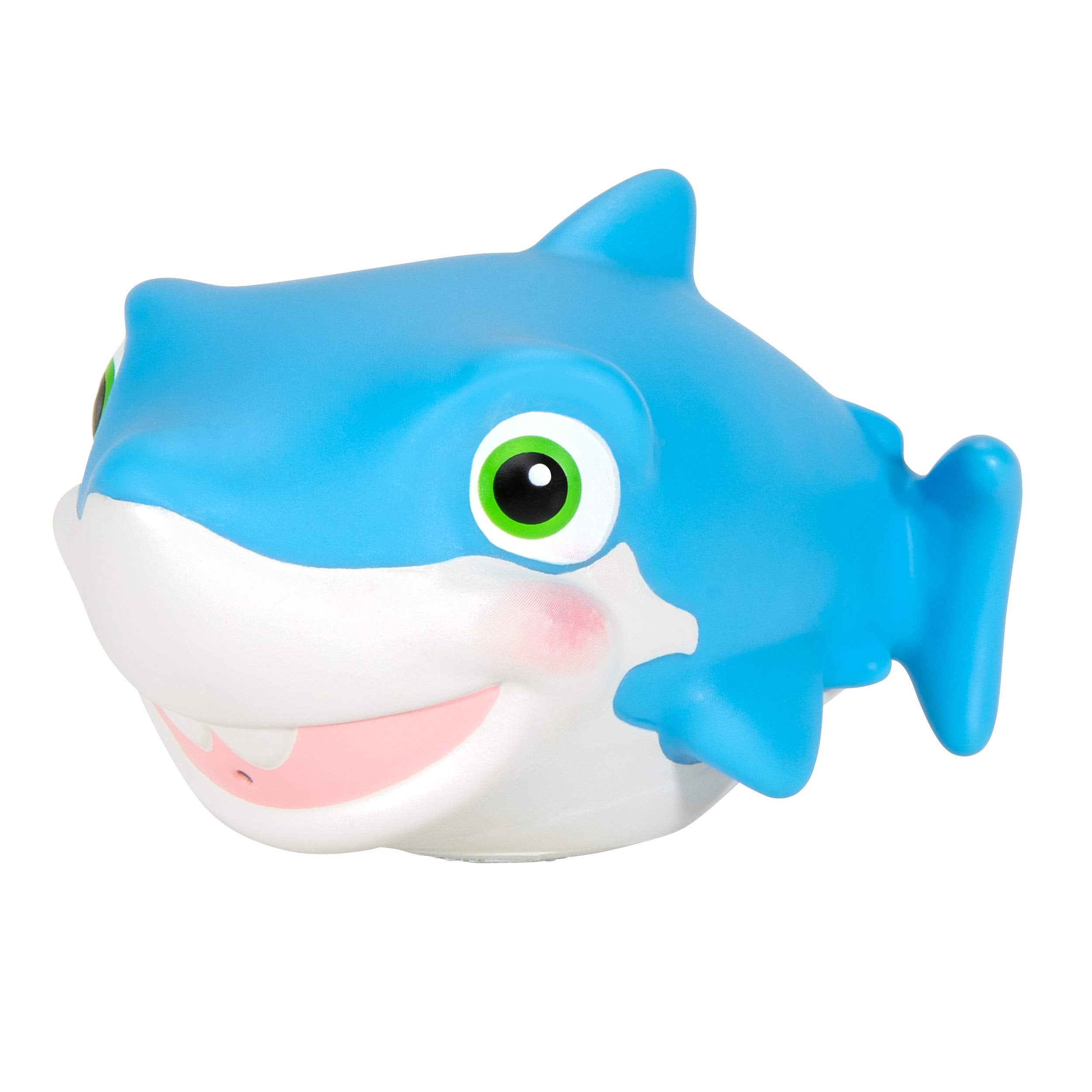 CoComelon Official Bath Squirters, Featuring JJ Character Toy (4� Tall) and 2 Sharks (4� Wide), Bath Time Fun Playset - Character Toys for Babies, Toddlers, and Kids