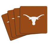 NCAA Texas Longhorns Neoprene Coasters, 4-Pack