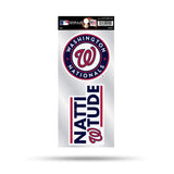 Rico Industries MLB Washington Nationals Double Up Die Cut Sticker