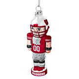 NCAA Wisconsin Badgers Football Nutcracker Ornament