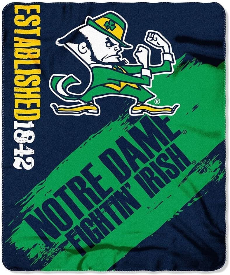 Boelter Brands NCAA Warm & Cozy College Bundle includes Coffee Mug and Fleece Blanket (Notre Dame Fighting Irish)