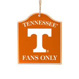 Boelter Brands NCAA Tennessee Volunteers Wooden Fan Sign Ornament