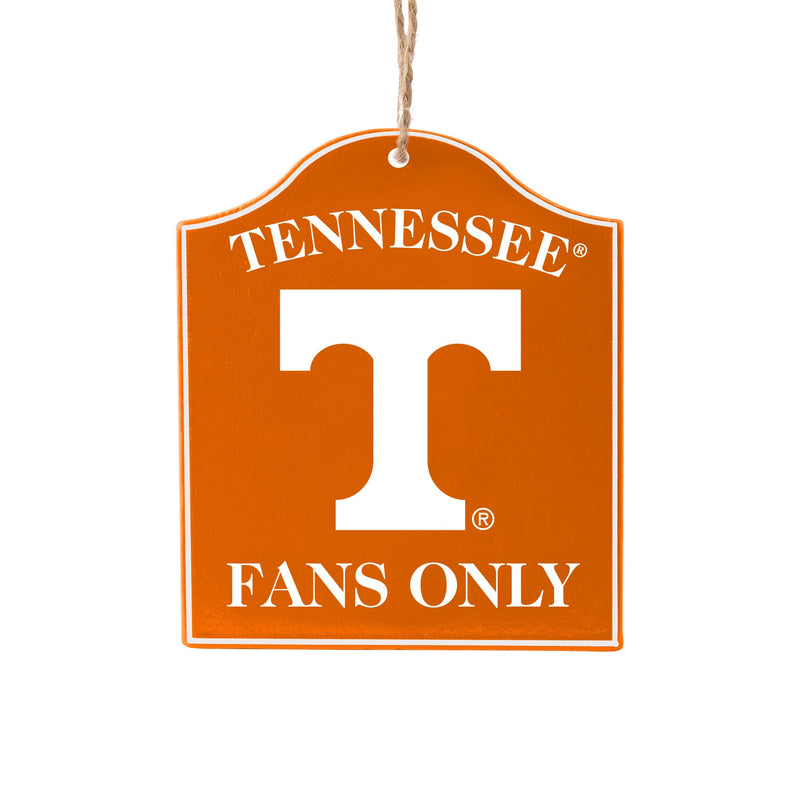 Boelter Brands NCAA Tennessee Volunteers Wooden Fan Sign Ornament