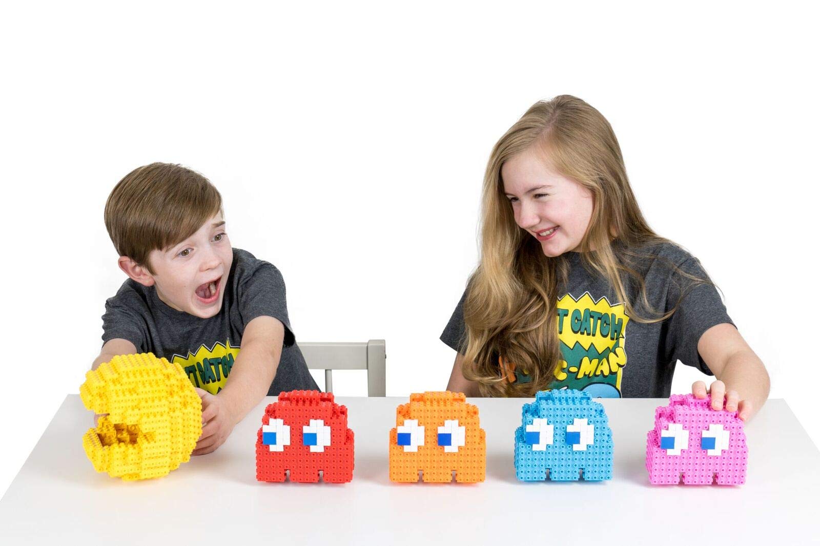 Strictly Briks Pac-Man & BANDAI NAMCO Entertainment Inc | Pac-Man 3D Pinky Brik Model Set - 115 Pieces 3D Briks 3D Build
