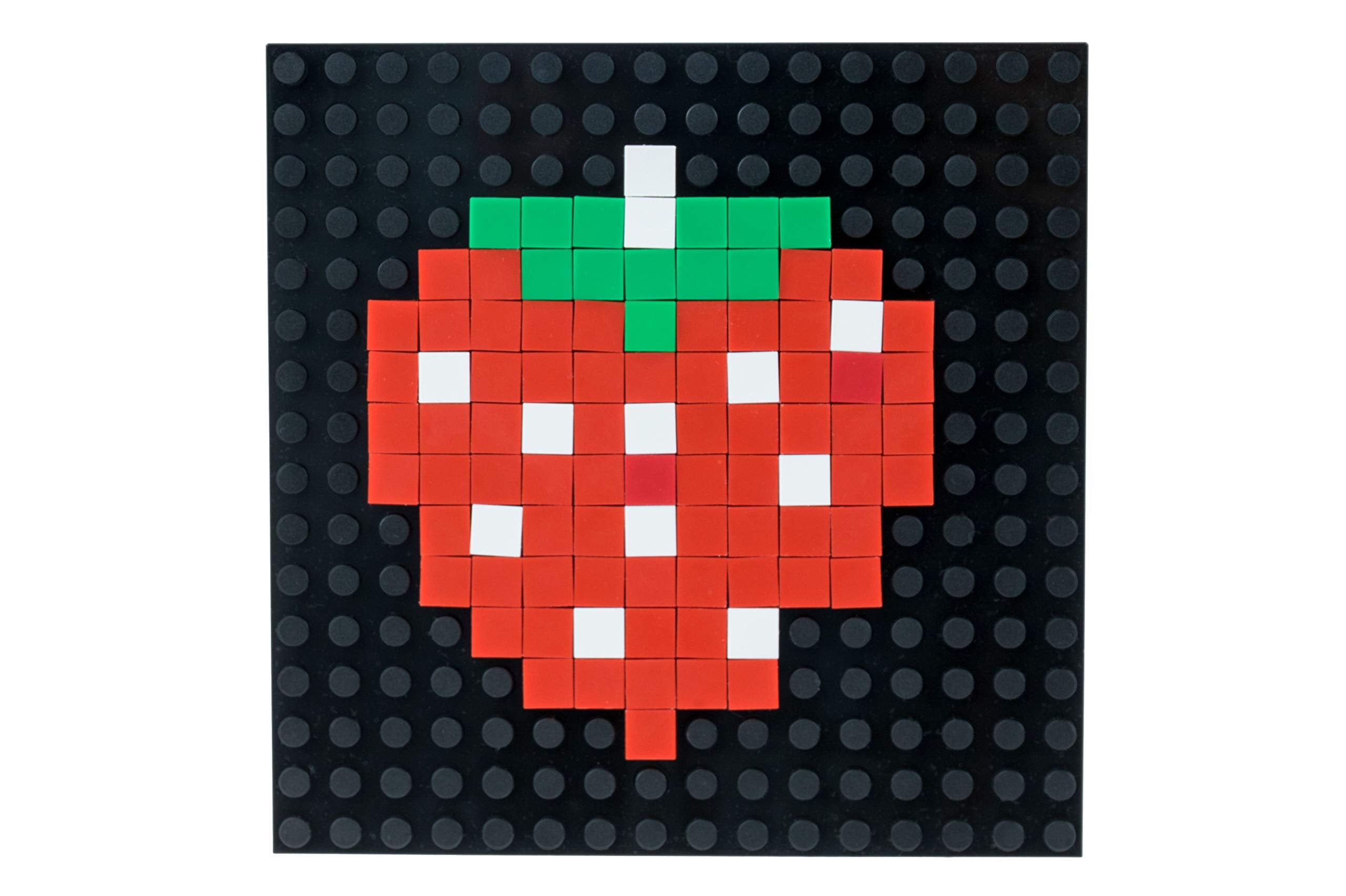Strictly Briks Pac-Man & BANDAI NAMCO Entertainment Inc | Pac-Man 4-Pack Fruit Pixel Brick Building Set - 309 Pieces