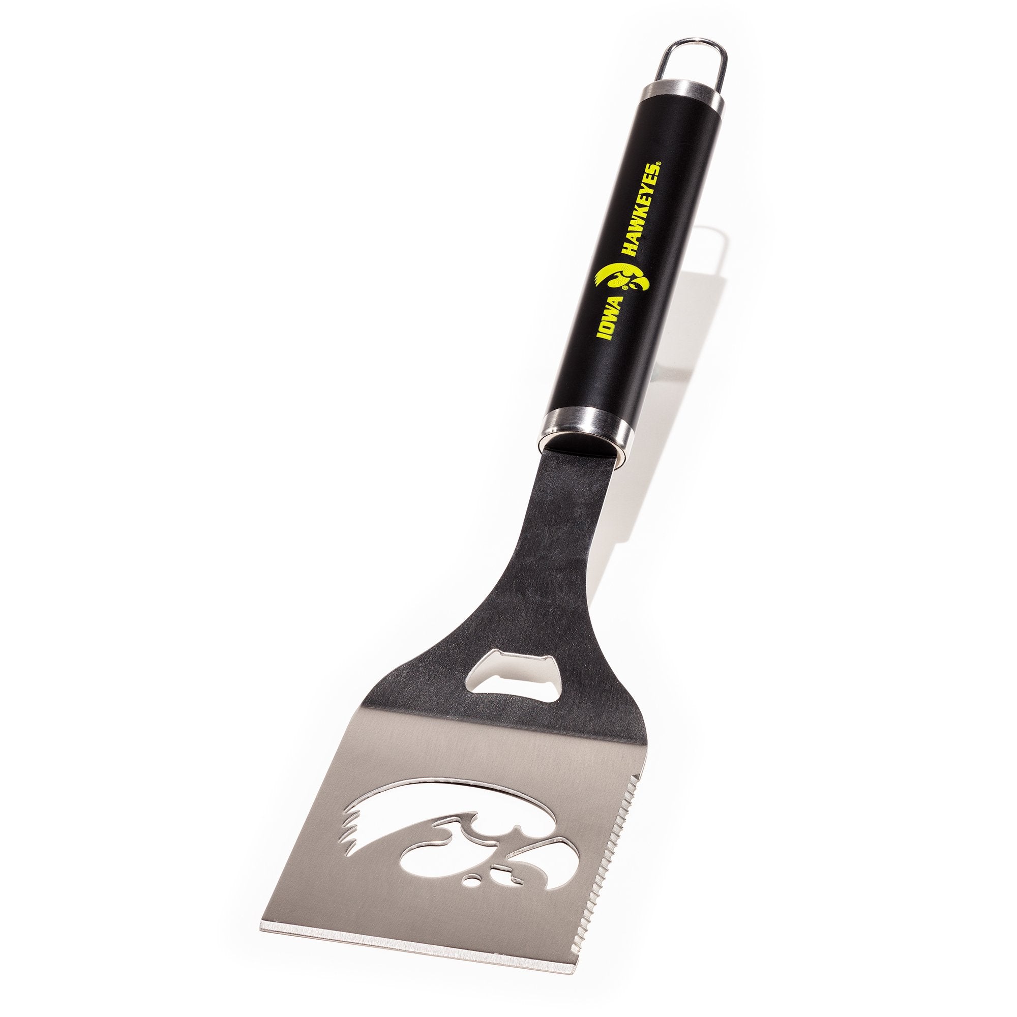 NCAA Iowa Hawkeyes Die-Cut Stainless Steel Spatula with Color Handle
