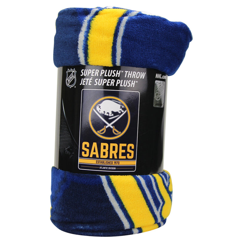 NHL Breakaway Super Soft Plush Throw Blanket (Buffalo Sabres)