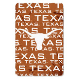 Northwest Officially Licensed NCAA Shadow Fleece Throw Blanket 40"x60" (Texas Longhorns)