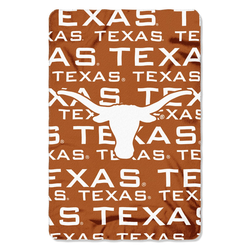 Northwest Officially Licensed NCAA Shadow Fleece Throw Blanket 40"x60" (Texas Longhorns)