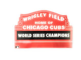 CUBS 2016 WORLD SERIES CHAMPIONS WRIGLEY MARQUEE PLASTIC SIGN