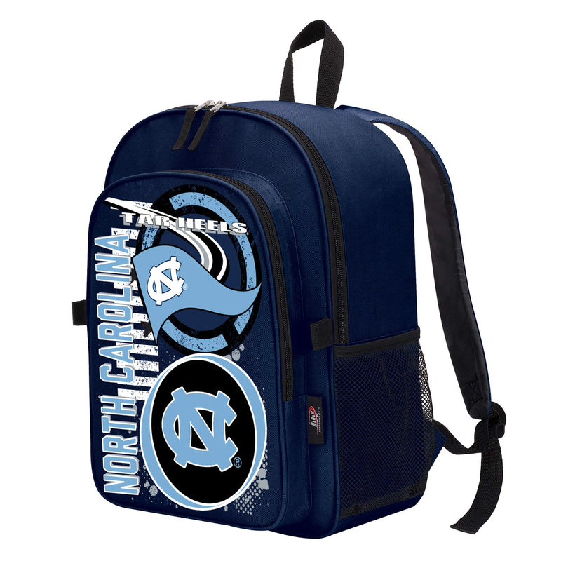 UNC Tar Heels "Accelerator" Backpack & Lunch Kit Set, 16" x 9.5" x 12"