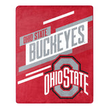 Northwest Oversized Silk Touch Fleece Collegiate Throw Blanket 55" x 70" (Ohio State Buckeyes)