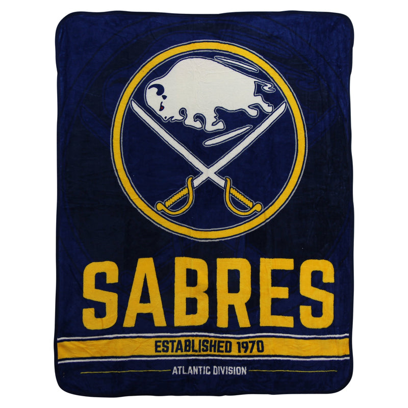 NHL Breakaway Super Soft Plush Throw Blanket (Buffalo Sabres)