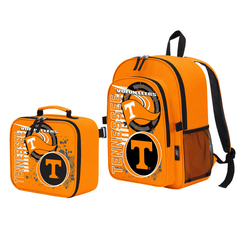 Tennessee Volunteers "Accelerator" Backpack & Lunch Kit Set, 16" x 5.5" x 12"