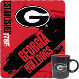 Boelter Brands NCAA Warm & Cozy College Bundle includes Coffee Mug and Fleece Blanket (Georgia Bulldogs)