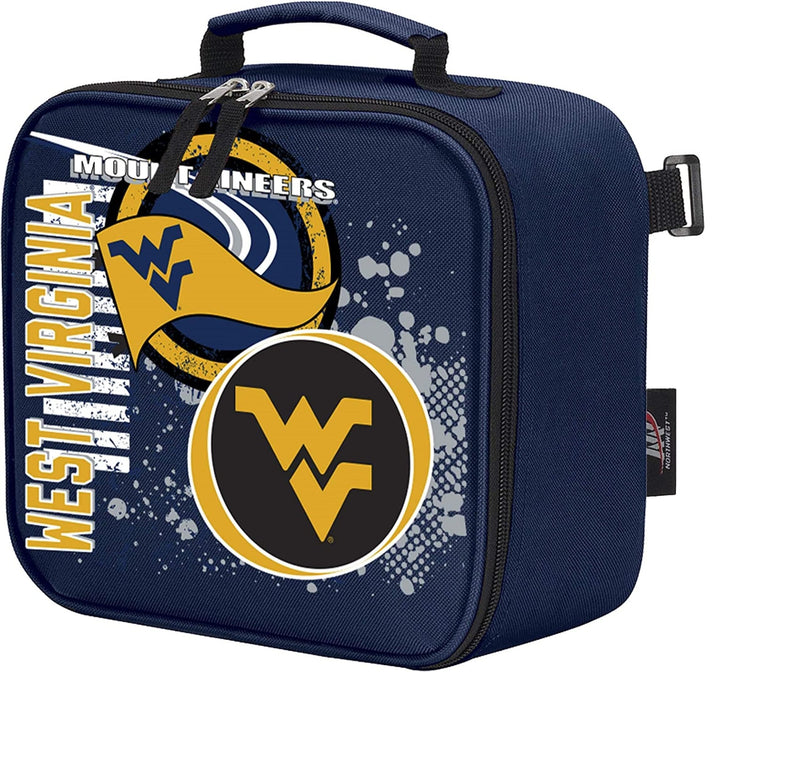 Northwest Licensed NCAA Accelerator Combo includes Backpack and Lunch Bag (West Virginia Mountaineers)