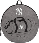 Travel and Warmth MLB Fan Bundle includes Foldable Compact Duffel Bag and Light Fleece Blanket For Easy Portability and Storage (New York Yankees)