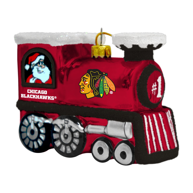 NHL Chicago Blackhawks Train Ornament