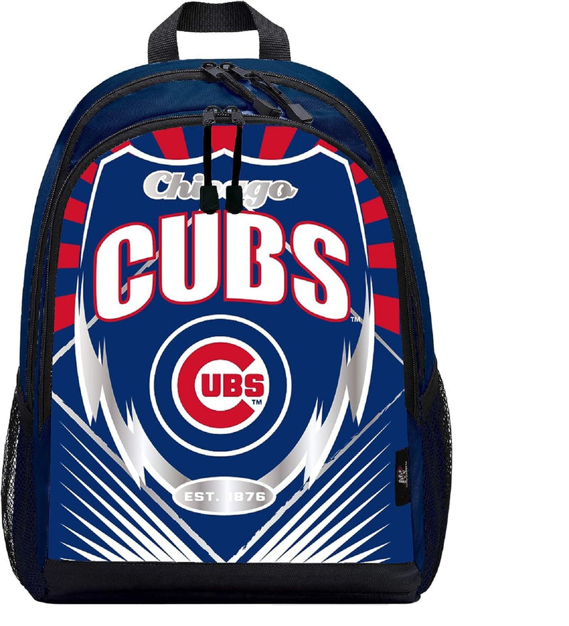 Northwest MLB Lightning Backpack 16.5" x 12" x 5.5" (Chicago Cubs)