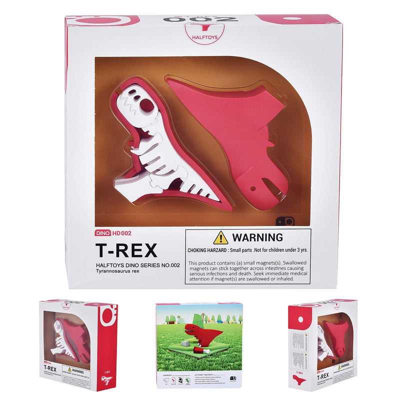 HALFTOYS: My Cute and Crafty Pet Dinosaur, T-Rex (Craft, Magnet, Puzzle, Play and Display!)