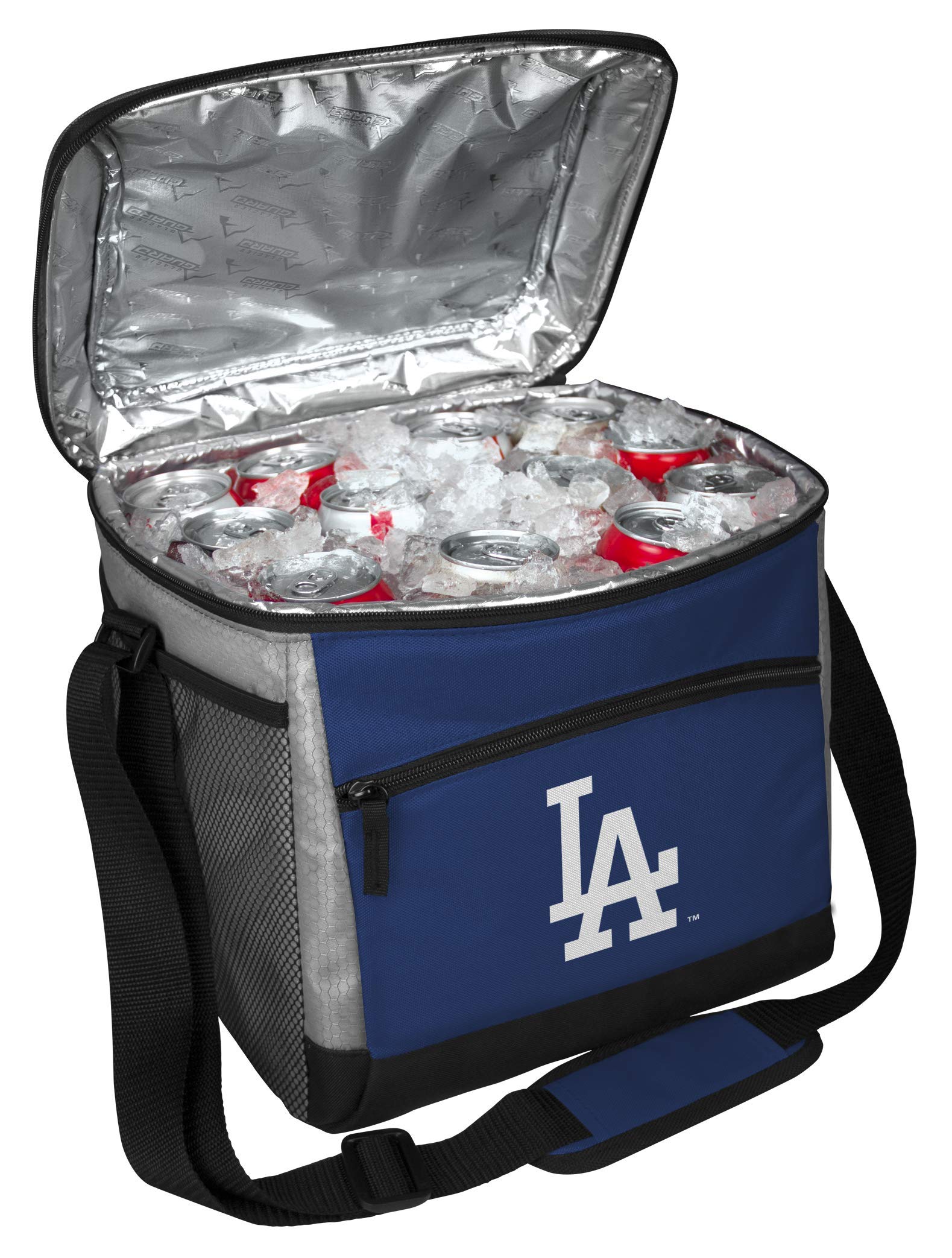 Rawlings MLB Soft Sided Insulated Cooler Bag, 24-Can Capacity, Los Angeles Dodgers, Blue